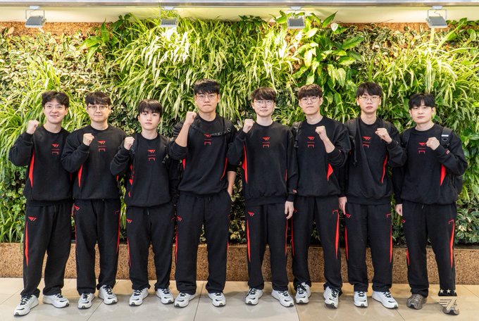 目标三连冠！T1官推晒图：前往中国